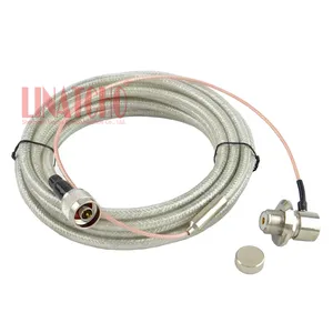 SC-5MS RG316 5D-FB Coaxial Right Angle SO239 Female to N Male FT7800 FT8800 FT8900 Car Radio Antenna Cable