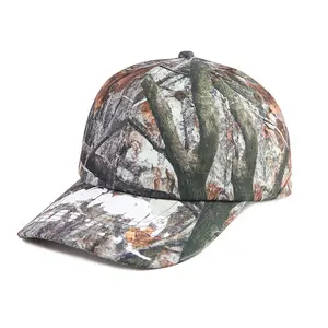 قبعة مموهة للشجرة مطبوعة بالألوان التكتيكية ، Camo