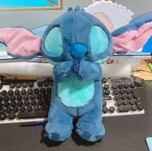 Peluche Électrique Respirante Stitch pour Bébé, <span class=keywords><strong>Doudou</strong></span> <span class=keywords><strong>Musical</strong></span> Réconfortant, Mignon Jouet en Peluche Stitch - Product Image 5