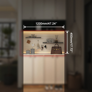 מדף אחסון קיר מתכוונן, עמיד יותר, דקורטיבי, לתלייה מאחורי הדלת, מותאם אישית, רב מכר - Product Image 2