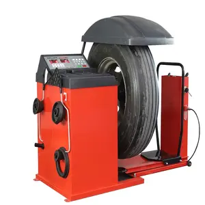 Fostar CE ISO Máquina de balanceamento de rodas de pneus de carro, máquina balanceadora mecânica para caminhões e pneus grandes de 10-28"