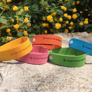 Colorido impreso logotipo personalizado Anti-mosquitos pulseras de silicona - Product Image 5