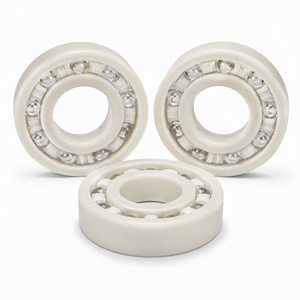 6006 POM Plastic Glass Ball <b>Bearing</b> 30x55x13mm Nylon Cage Open Non Magnetic Rust Free Corrosion Resistant for Wet Chemical Use - Product Image 3