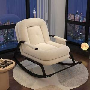 Sillón Reclinable Individual para Sala de Estar o Dormitorio, Silla Mecedora para Balcón, Silla de Descanso para el Hogar, Sofá Perezoso - Product Image 1