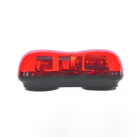 Nueva bombilla halógena ámbar de alta visibilidad Mini Barra de luces giratoria para señalización de rescate de vehículos de emergencia