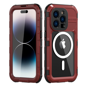 Coque de protection antichoc en métal magnétique imperméable pour Apple iPhone 14 Pro Max <span class=keywords><strong>14Plus</strong></span> en gros - Product Image 1