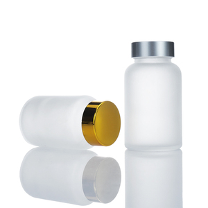 Tablet Capsule Frosted rõ ràng Frosted Matte chai y tế vitamin Pill lọ rỗng bằng cách đóng gói chai thủy tinh - Product Image 5