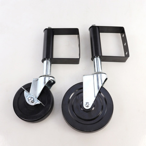 Roulettes pivotantes en caoutchouc thermoplastique de 3, 4 et 5 pouces <span class=keywords><strong>avec</strong></span> <span class=keywords><strong>ressort</strong></span>, roulettes coulissantes <span class=keywords><strong>pour</strong></span> <span class=keywords><strong>portail</strong></span> de clôture <span class=keywords><strong>avec</strong></span> trous de montage - Product Image 2