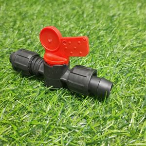 Vannes de distribution PP <span class=keywords><strong>16</strong></span> <span class=keywords><strong>mm</strong></span> <span class=keywords><strong>à</strong></span> poignée papillon rouge pour système d'irrigation <span class=keywords><strong>goutte</strong></span> <span class=keywords><strong>à</strong></span> <span class=keywords><strong>goutte</strong></span> agricole – Offre Spéciale - Product Image 3