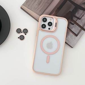 <span class=keywords><strong>Coque</strong></span> de téléphone magnétique <span class=keywords><strong>transparente</strong></span> en acrylique pour <span class=keywords><strong>iPhone</strong></span> 17/16/11/<span class=keywords><strong>13</strong></span>/12/14/15 <span class=keywords><strong>Pro</strong></span> <span class=keywords><strong>Max</strong></span> avec support pliable et cadre de protection d'appareil photo - Product Image 6