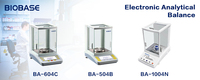 Balance analytique semi-micro biobase 0,01 mg avec calibrage automatique pour pesage précis des échantillons de laboratoire