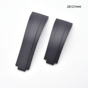 Correa de <span class=keywords><strong>reloj</strong></span> de goma de lujo de 20mm y 21mm para Rolex Submariner Datejust GMT <span class=keywords><strong>Daytona</strong></span> Oysterfle - Product Image 1