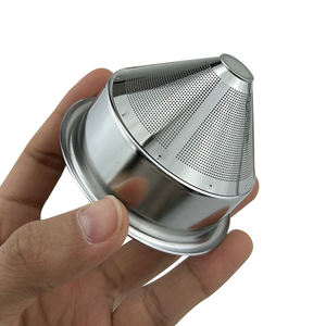 304 <span class=keywords><strong>filtre</strong></span> à café en acier inoxydable de qualité alimentaire sans papier verser sur la cafetière ménage Portable goutteur à café - Product Image 5