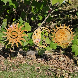 Esculturas de Animales Negros de Hierro Forjado para Jardín, Terraza o Camino, con Macetas Decorativas de Cobre - Product Image 4