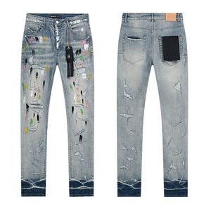 <span class=keywords><strong>Jeans</strong></span> di Alta Qualità di Marca di Lusso Casual, <span class=keywords><strong>Jeans</strong></span> <span class=keywords><strong>Elasticizzati</strong></span> Strappati Hip Hop, Comodi <span class=keywords><strong>Jeans</strong></span> da <span class=keywords><strong>Uomo</strong></span> Streetwear Viola e <span class=keywords><strong>Neri</strong></span> - Product Image 2