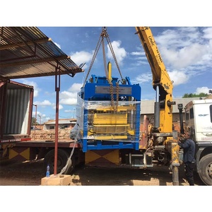 Máquina para Hacer Ladrillos YOUJU <span class=keywords><strong>Host</strong></span> Sales QT4-15 Alibaba, Máquina Automática para Fabricar Bloques, Máquina para Ladrillos Entrabados Brasil 3500 QT4-15A - Product Image 3