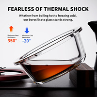 Contenants de stockage alimentaire en verre avec couvercles en silicone, adaptés au four et au micro-ondes, vente en gros et commandes personnalisées disponibles