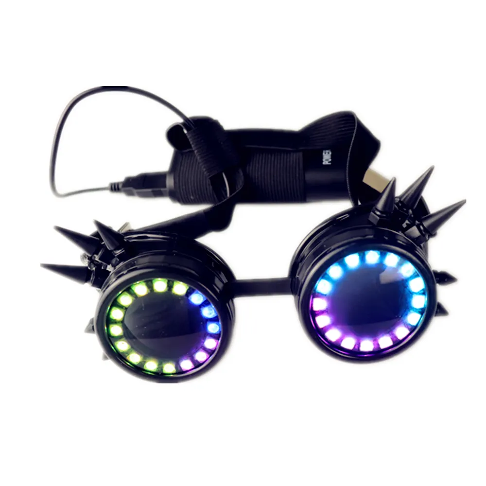 Pixel Pro LED Occhiali Caleidoscopio Lenti Più di 350 Modi Intenso Luci
