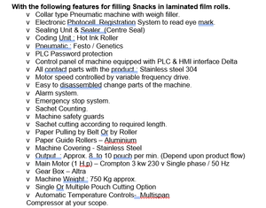 Machine de remplissage et d'emballage industrielle à double tête pneumatique électrique de type collier pour snacks, poudres et granulés, remplissage manuel - Product Image 4