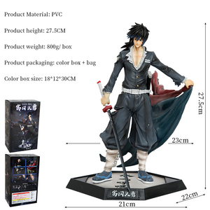 Figura <span class=keywords><strong>Anime</strong></span> Demoned Slayer Tomioka Giyuu 27,5cm in PVC Giocattolo da Collezione Regalo di Natale per Bambini - Product Image 2