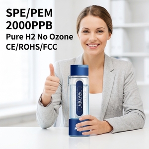 Bouteille d'eau 420 ml à technologie SPE, générateur d'eau haute concentration 2000 PPB, prix de gros, certifiée CE, haute concentration 2000 ppb, vente directe usine - Product Image 4