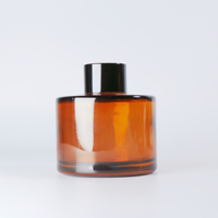 Vente en gros de flacons diffuseurs de parfum en verre ambré de luxe vides de 50 ml, 100 ml, 120 ml, 150 ml, 200 ml, diffuseur d'aromathérapie
