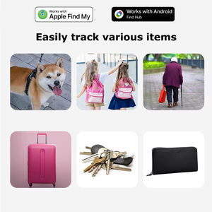 Dual-System Kunststoffgehäuse Wasserdichter Persönlicher Angepasster Android IOS MFi Find My Smart Locator Schlüsselanhänger GPS-Tracker - Product Image 5