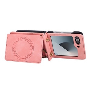 Porte-anneau magnétique Portefeuille <span class=keywords><strong>Coque</strong></span> arrière avec lanière pour <span class=keywords><strong>Samsung</strong></span> <span class=keywords><strong>Galaxy</strong></span> <span class=keywords><strong>Z</strong></span> <span class=keywords><strong>Flip</strong></span> 7/<span class=keywords><strong>Flip</strong></span> 6/<span class=keywords><strong>Flip</strong></span> <span class=keywords><strong>5</strong></span> - Product Image 6