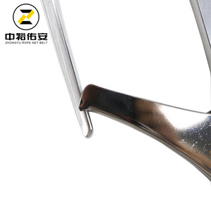 อุปกรณ์ป้องกันการตกแบบเชือกตาข่าย Zhongyu พร้อมเข็มขัดอลูมิเนียมสำหรับการบิน ตะขอขนาดใหญ่ เชื่อมต่อเร็ว รูปทรงน้ำเต้า สำหรับงานก่อสร้างหอคอย - Product Image 3