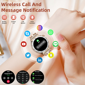 Reloj Inteligente Ultrafino LIGE BWI222 (2 Correas) para Mujer, Contesta y Realiza Llamadas, Monitor de Actividad Física, Frecuencia Cardíaca, Reloj Inteligente para Mujer, Android IOS - Product Image 2