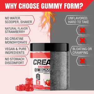 All'ingrosso diretta Amazon OEM Private Label creatina monoidrato integratori gommosi vendita calda nutrizione sportiva per adulti - Product Image 4