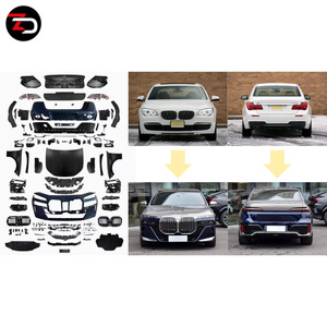 Kit carrosserie en plastique M760 avec phares, feux arrière, couvercle de coffre et capot pour Série <span class=keywords><strong>7</strong></span> F01 F02 2008-2015, transformation en G70 <span class=keywords><strong>2023</strong></span> - Product Image 1