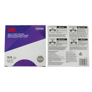 <span class=keywords><strong>3M</strong></span> Trizact-02085 pyramide disque éponge <span class=keywords><strong>papier</strong></span> de verre P3000 meulage de précision 6in/152mm pour le polissage de la peinture automobile - Product Image 4