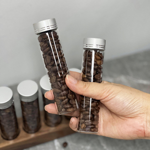 Espresso Phụ Kiện Tùy Chỉnh Bằng Gỗ 6 Lỗ 12 Lỗ Thủy Tinh Duy Nhất Liều Cà Phê Đậu Lưu Trữ Ống - Product Image 6