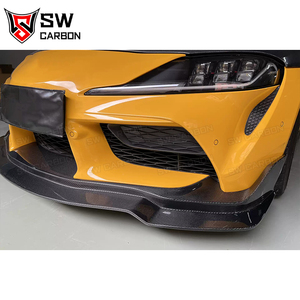 Alerón Delantero Estilo SE para <span class=keywords><strong>Toyota</strong></span> <span class=keywords><strong>Supra</strong></span> GR <span class=keywords><strong>MK5</strong></span> MKV A91 A91 2019-<span class=keywords><strong>2023</strong></span>, Alerón Delantero de Fibra de Carbono, Divisor de Parachoques Delantero, Kit de Carrocería - Product Image 5