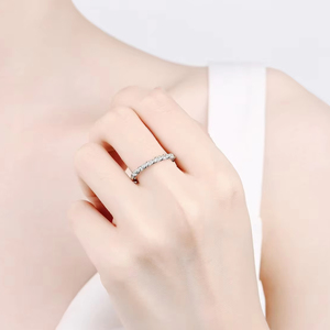 แหวนเพชรโมอิสซาไนต์เงินแท้ 925 พร้อมส่งเร็ว - Product Image 1