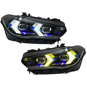 Đảm bảo chất lượng mới-phong cách DRL và biến tín hiệu đèn pha lắp ráp cho 19-22 BMW <span class=keywords><strong>X5</strong></span> (G05) sửa đổi với <span class=keywords><strong>LED</strong></span> Ống Kính Laser - Product Image 1