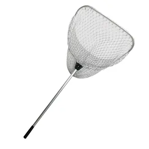 Trung Quốc Dip Net cua nhôm dài xử lý Monofilament Nylon Fly Fishing Landing Net