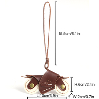 Mode cuir moto porte-clés rétro bricolage sac accessoire pour hommes usage quotidien cadeau