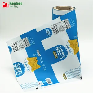 Custom Printed Aluminum Foil Food Packaging Film For Packing Machine