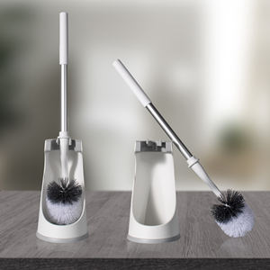 Juego de cepillos de limpieza para inodoros portátiles HOLAMOPA PP con soporte, cerdas gruesas para eliminar manchas y resistente a los olores - Product Image 5