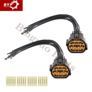 <span class=keywords><strong>2</strong></span> Connecteurs de Câblage de Phare à 10 Broches avec Faisceau de Câblage pour Hyundai Kona Santa Fe Accent Equus Tucson Veloster Kia <span class=keywords><strong>Optima</strong></span> - Product Image 1