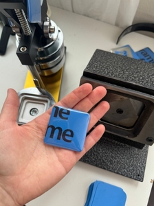 VUÔNG Pin huy hiệu Máy Làm 50*50 mét Kích thước DIY nút Maker - Product Image 4