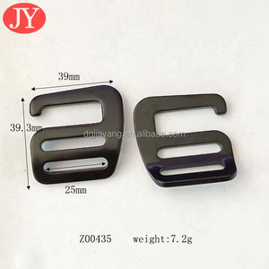 25 Mm Metalen Tri-Glide Schuifregelaars G Haak Gespen Tas Riem Rugzakband Aanpassen Sluiting Hardware Accessoires Productcategorie Stoppers - Product Image 5