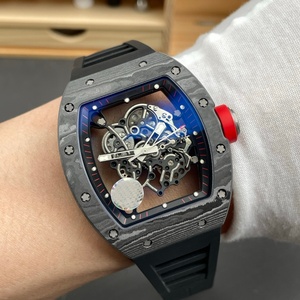 2026 New Luxury Tonneau-shaped <b>Skeleton</b> Dial Ceramic Edition Men's Mechanical <b>Watch</b> with <b>Automatic</b> Movement and Water Resistance - Product Image 4