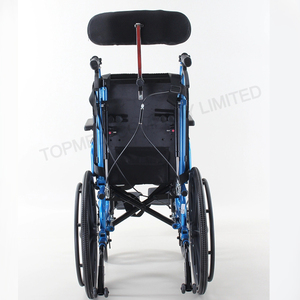 Silla de ruedas Highback para discapacitados Silla de ruedas reclinable con parálisis cerebral personalizada con soporte para la cabeza - Product Image 6
