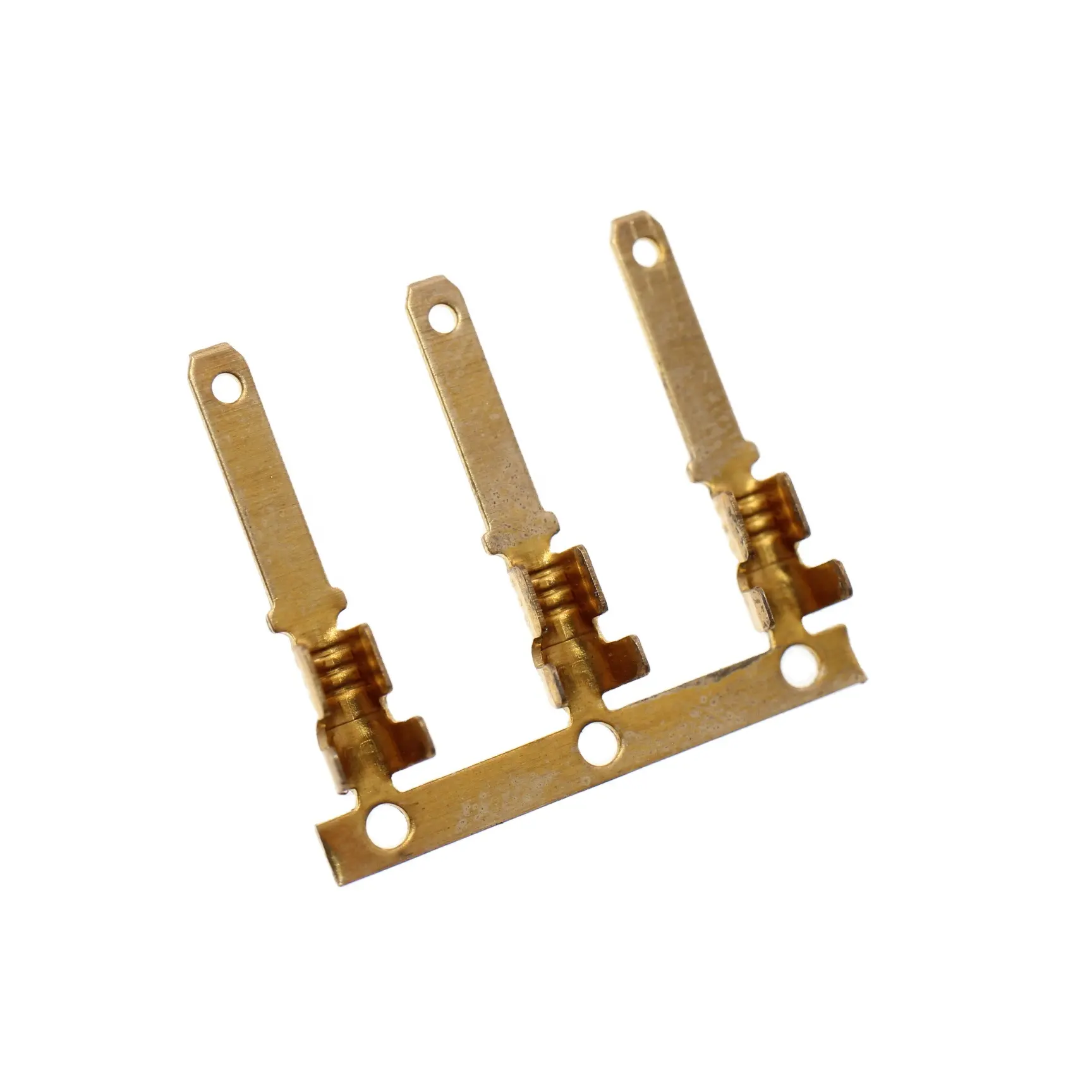 Factory direct 110 2.8mm wire spade connector male terminal circuit board brass cable crimp electrical terminal quick connect