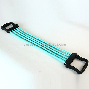 MAICCA Home <strong>5</strong> Adjustable PVC Tube Foldable Chest Expander Training Equipment for Arm <strong>Exercises</strong> - Product Image 2