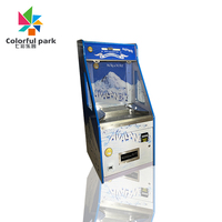Parc coloré divertissement intérieur monnayeur vert Frapper Coin Pusher machine machine de jeu d'arcade pour parc d'attractions