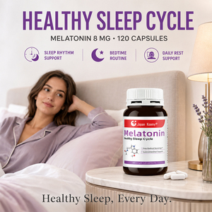 Suplemento de Melatonina Shecome de Alta Potencia, 8 mg, Favorece un Ciclo de Sueño Saludable para Adultos, Cápsulas de Melatonina - Product Image 3